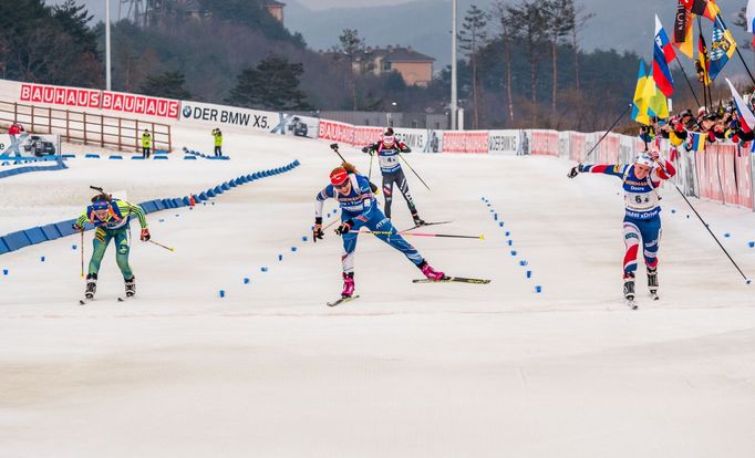 SP v Pchjongčchangu, štafeta Ž: Gabriela Koukalová