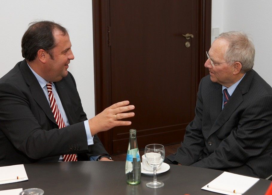 Ministři financí Rakouska a Německa se setkali 15.1.2010