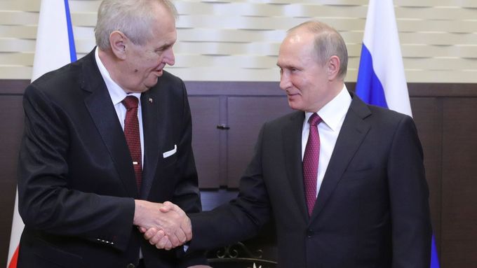Miloš Zeman a Vladimir Putin.