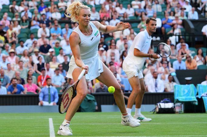 Kateřina Siniaková a Sem Verbeek, Wimbledon 2025