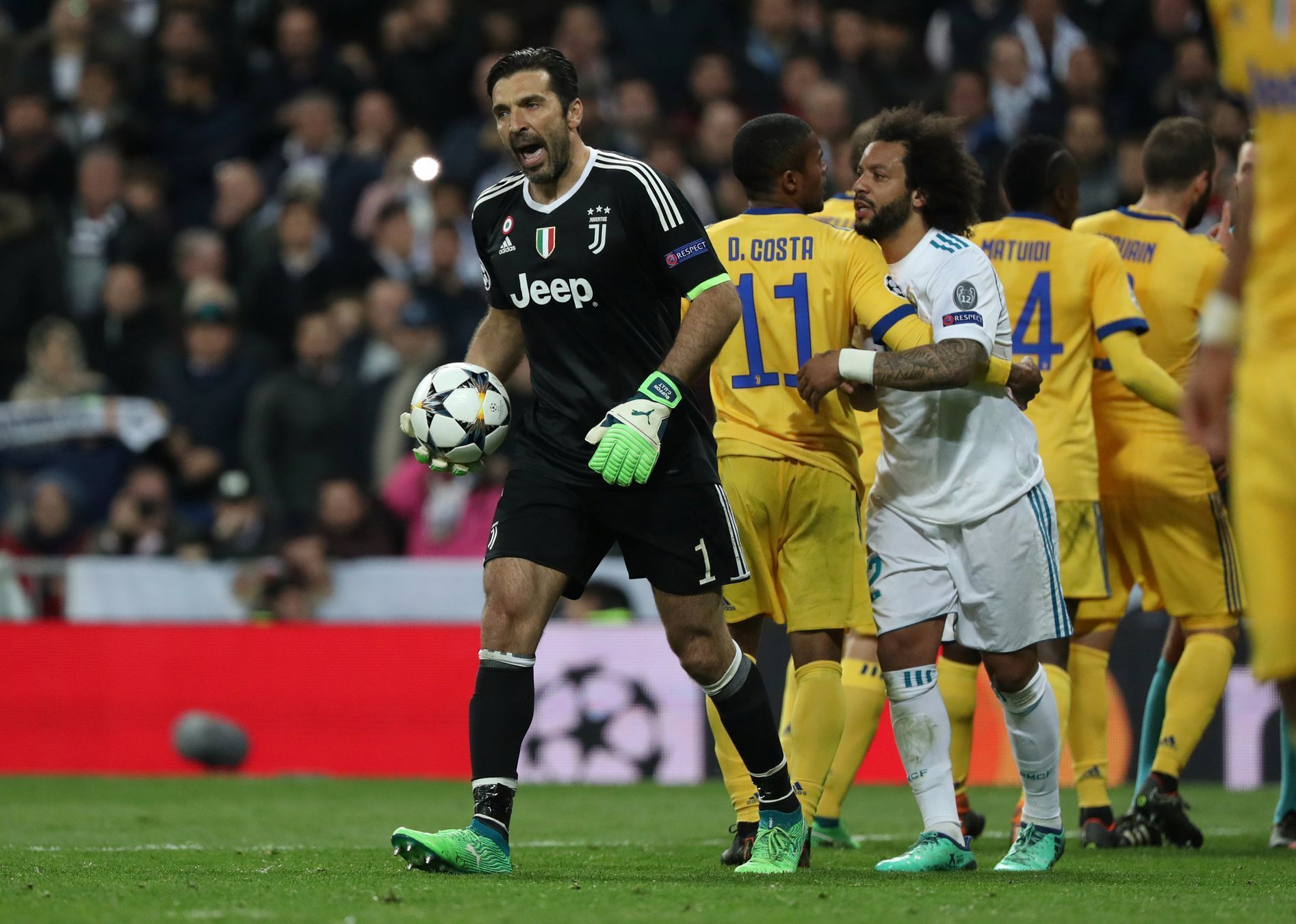 fotbal, Liga mistrů 2017/2018, Real Madrid - Juventus Turín, Gianluigi Buffon