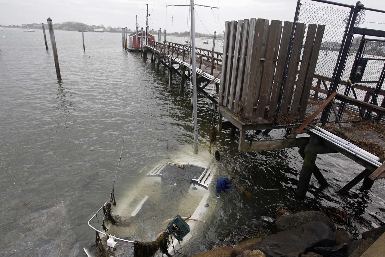 Foto: Bouře Sandy řádí na východním pobřeží USA