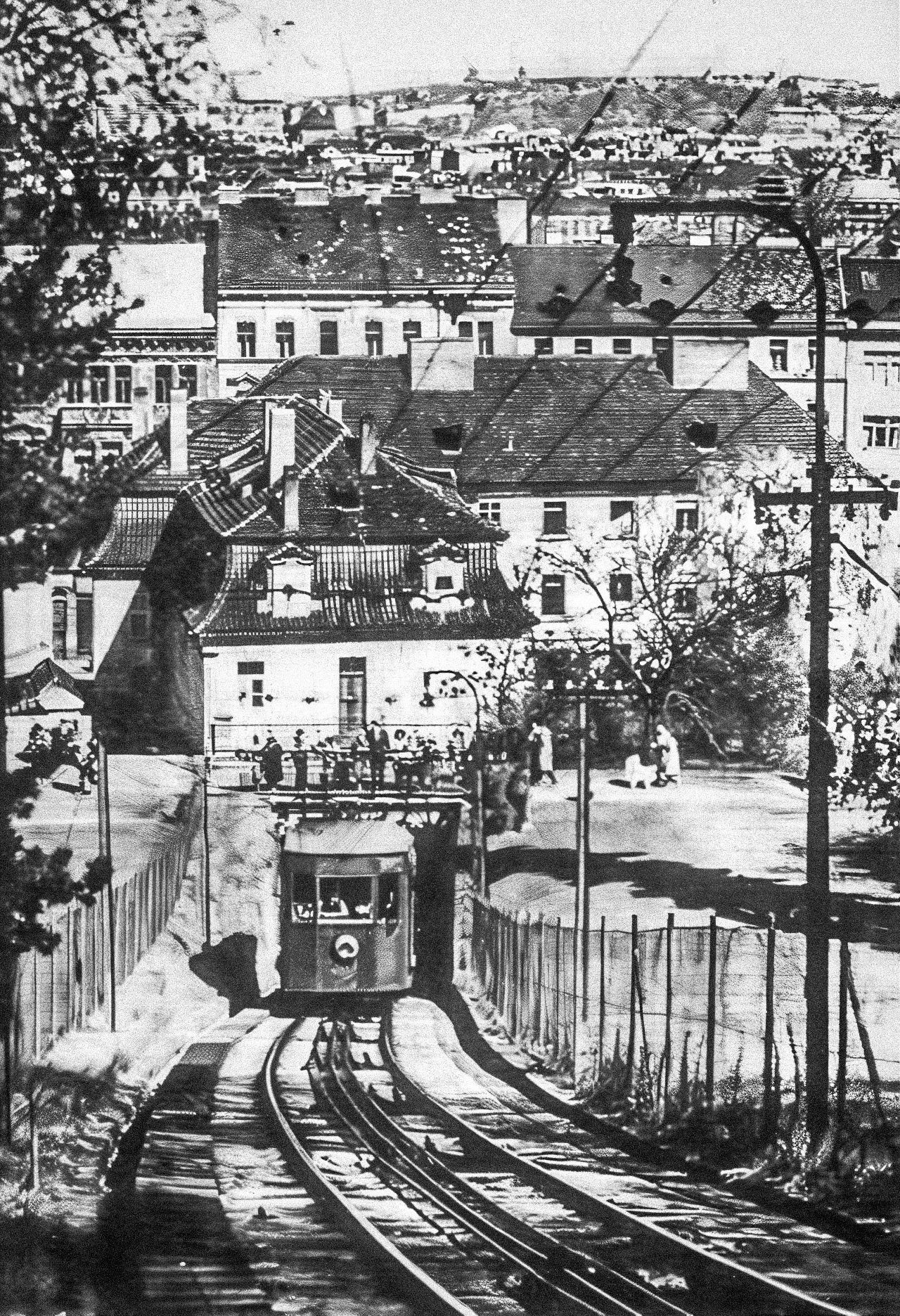 Lanová dráha na Petřín, historie, Praha, MHD, lanovka, Petřín, Domácí