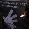 Oslavy 17. listopadu na Národní třídě - 21 let poté