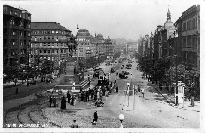 tramvaj, Václavské náměstí