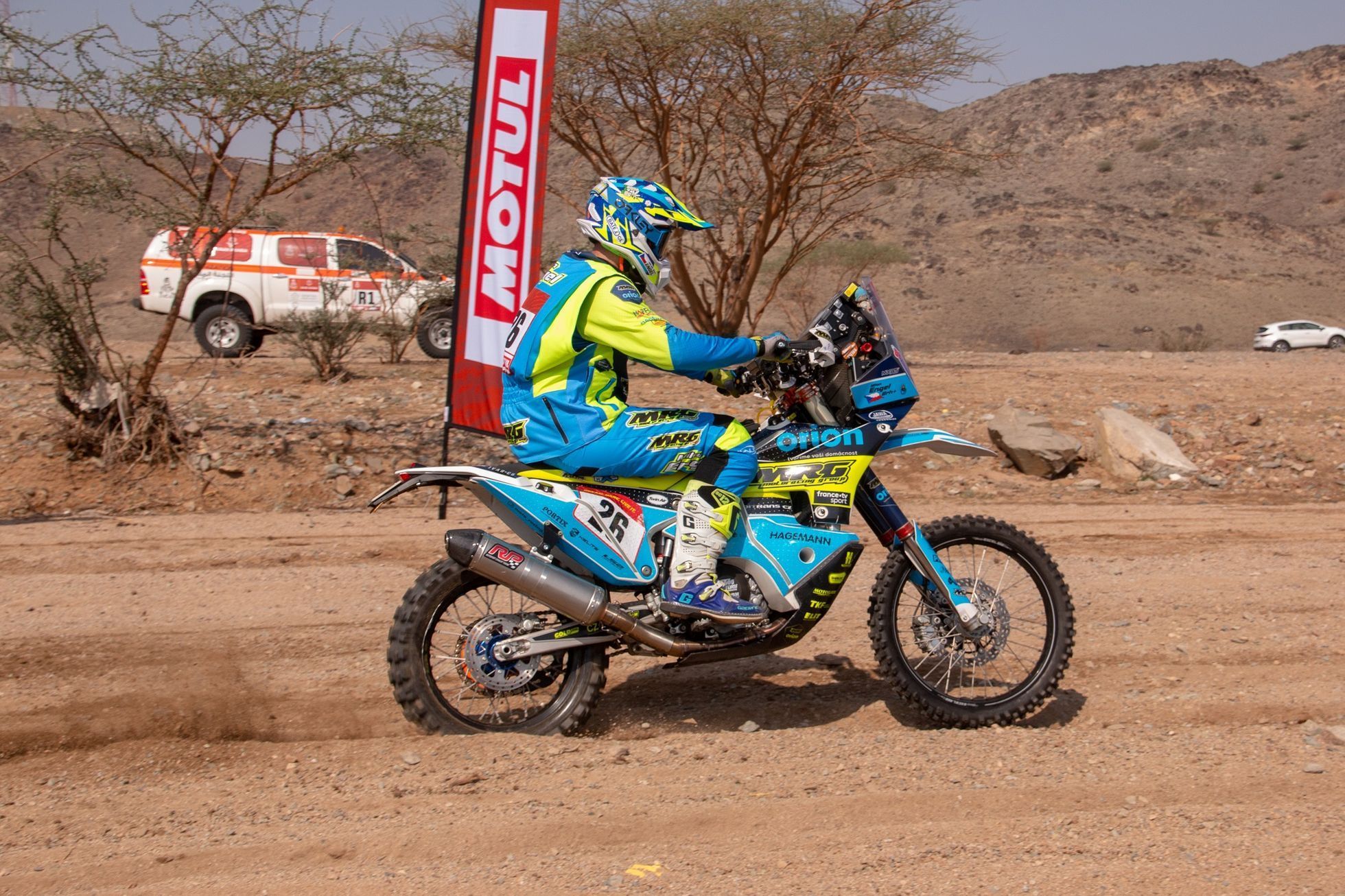 Milan Engel na KTM na Rallye Dakar 2021