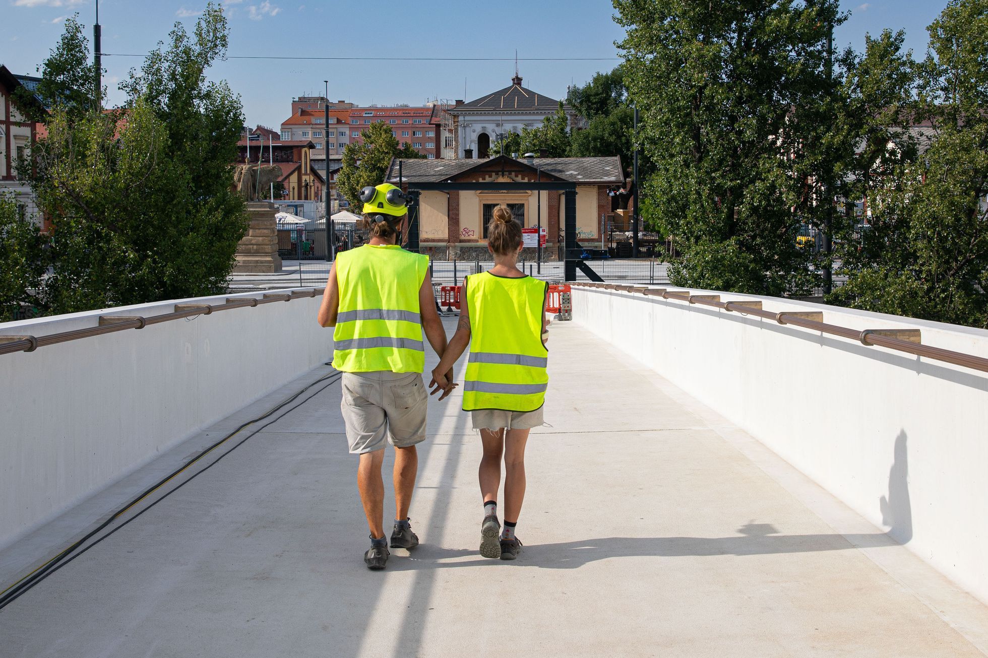 Lávka Holešovice – Karlín, architekt Petr Tej