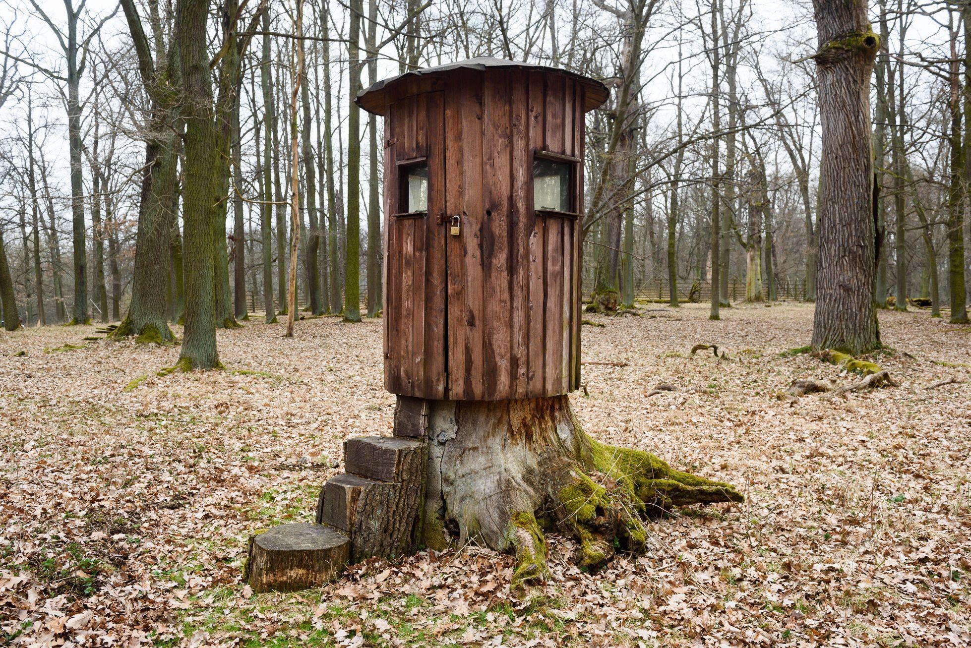 Jednorázové užití / Fotogalerie / Posedy jak je určitě neznáte. Nechte se uhranout géniem myslivecké tvořivosti