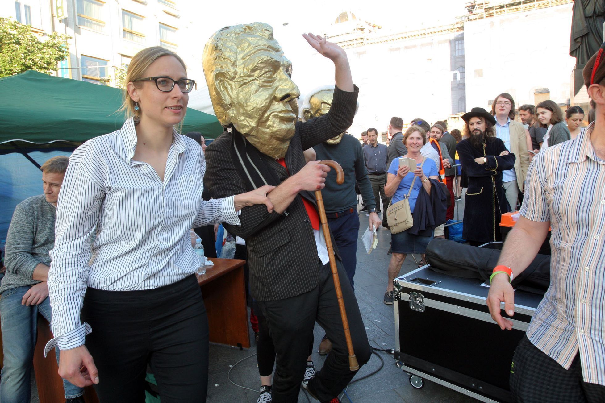 Druhá demonstrace na Václaváku proti Babišovi a Zemanovi
