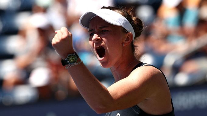 Barbora Krejčíková na US Open
