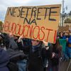 Stávka odborů, protest, demonstrace, pochod