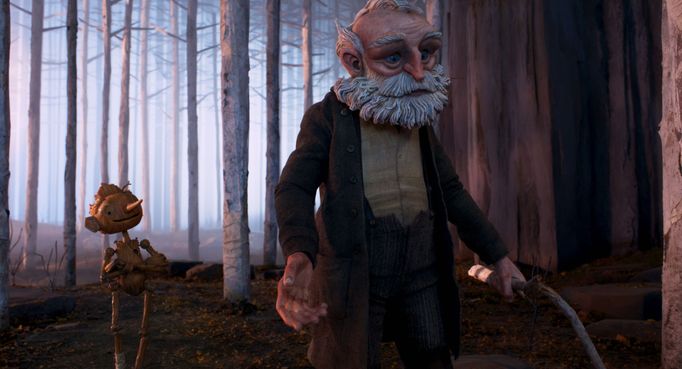 Pinocchia namluvil Gregory Mann, Gepetta pak David Bradley.