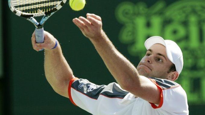 Andy Roddick na tenisovém turnaji v Miami.