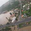Povodně-letecký pohled