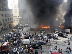 Na předměstí libanonské metropole Bejrútu explodovalo auto plné výbušnin.