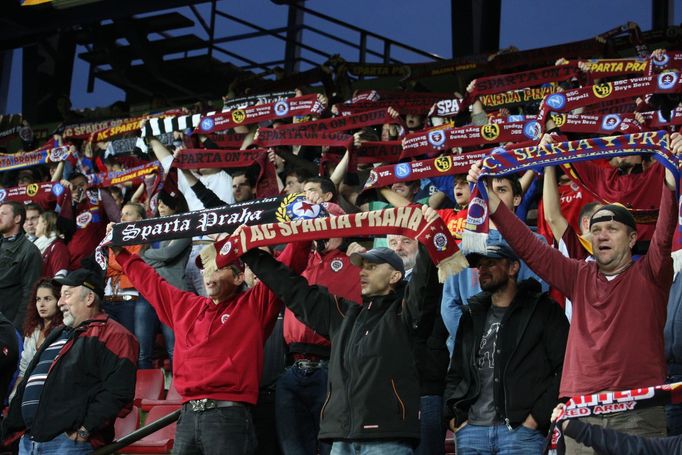 EL, Sparta - Young Boys Bern: fanoušci Sparty