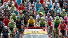 Peloton během čtvrté etapy Tour de France 2015