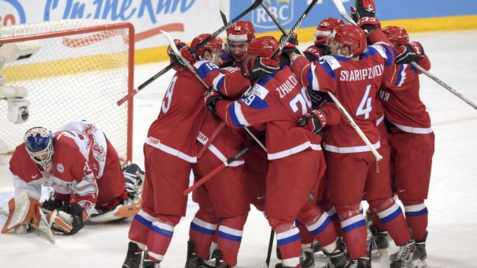 Rusko slaví v utkání s Dánskem, MS juniorů