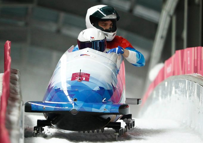 Dominik Dvořák a Jakub Nosek na ZOH 2018