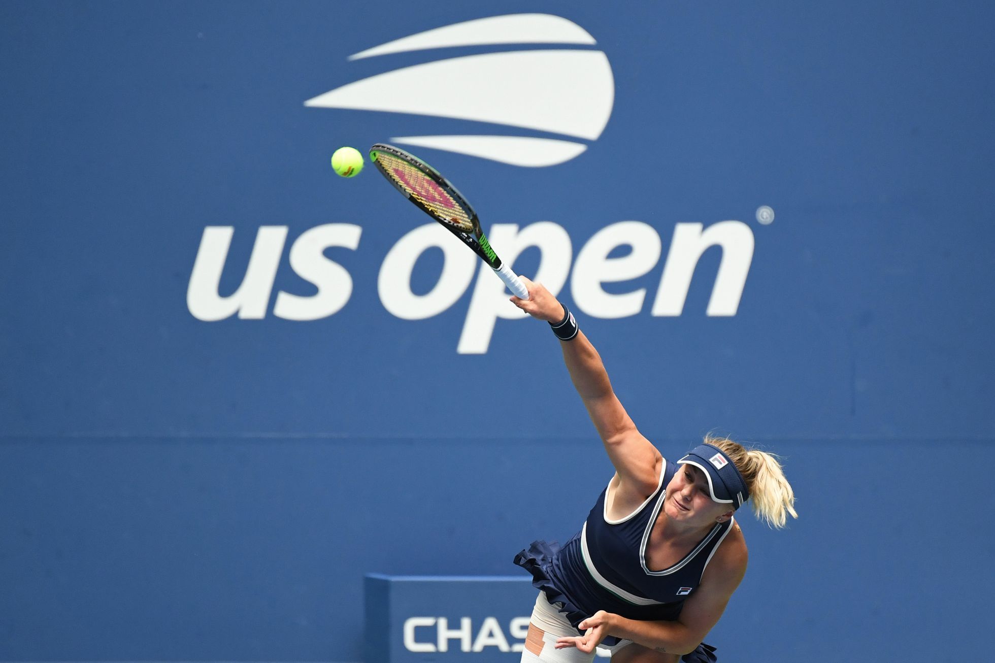 Kateryna Kozlovová ve 2. kole US Open 2020