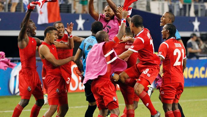 Radost fotbalistů Panamy