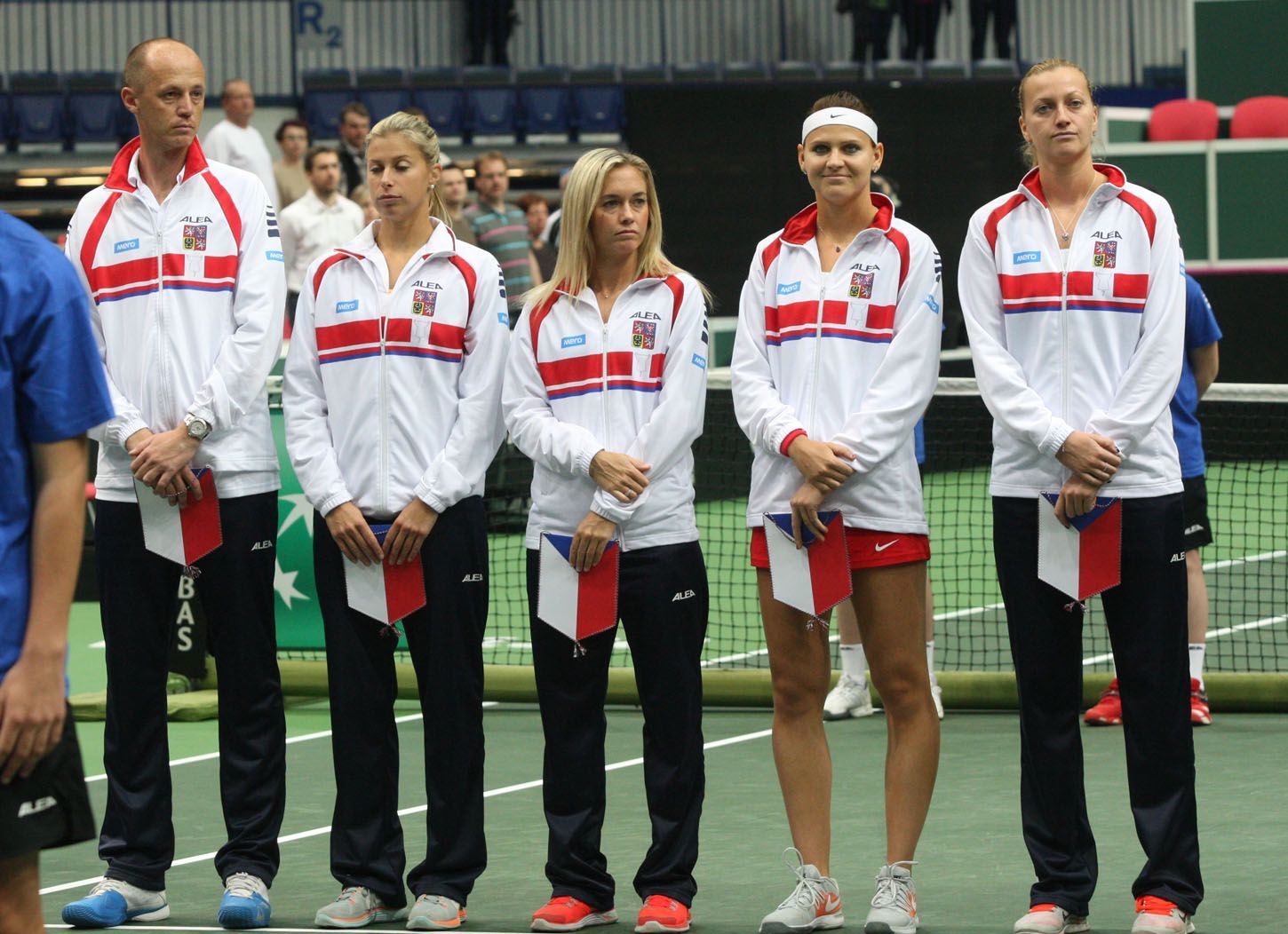 FC, ČR-Itálie: Petr Pála,  Lucie Šafářová,  Klára Koukalová, Andrea Hlaváčková a Petr Kvitová