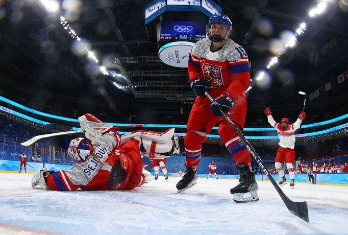 Česko vs. Dánsko na olympiádě v Pekingu 2022