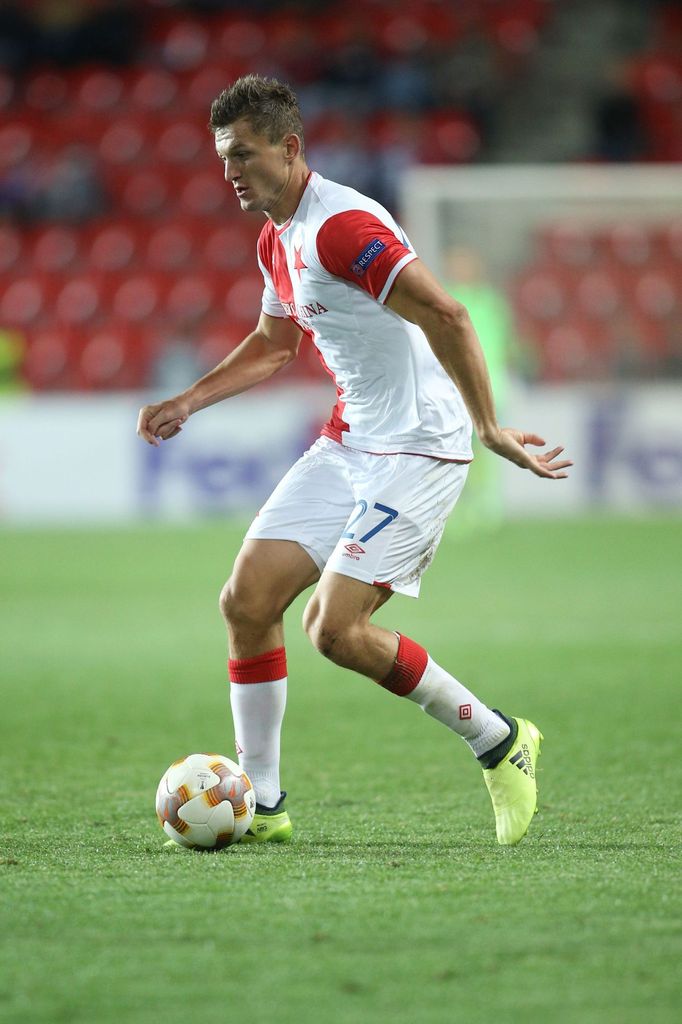 EL, Slavia-Maccabi: Tomáš Necid