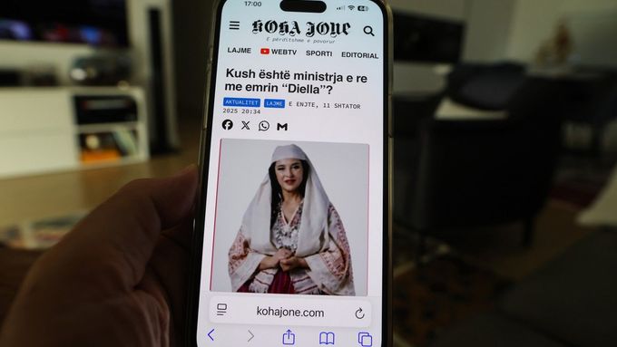 Tak to je ona, nová albánská ministryně Diella.