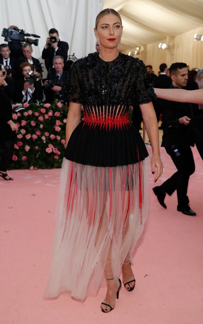 Metropolitan Museum of Art Costume Institute Gala - Met Gala - Camp: Notes on Fashion - Arrivals - New York City, U.S. - May 6, 2019 - Maria Sharapova. REUTERS/Mario Anzu