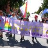 Německo, Budyšín, LGBT, neonacisté, demonstrace