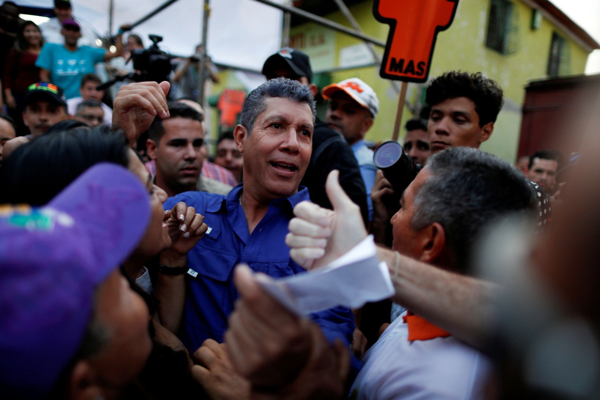 Henri Falcon, protikandidát v prezidentských volbách ve Venezuele