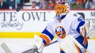 NHL: Calgary Flames vs. New York Islanders (Halák)