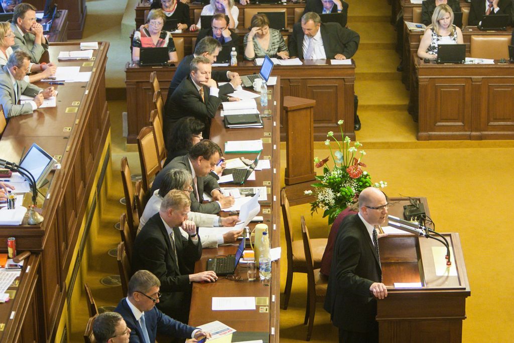 Mimořádná schůze poslanecké sněmovny