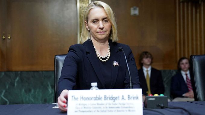 Americká velvyslankyně v Kyjevě Bridget Brinková.