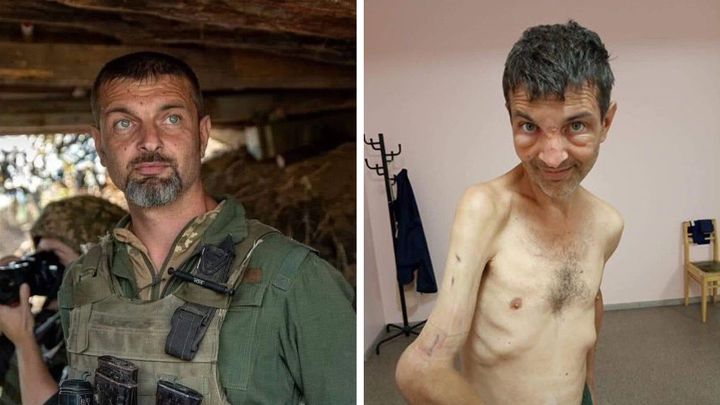 "Hlad je všechno." Ukrajinský voják, jehož fotka obletěla svět, popsal ruské zajetí; Zdroj foto: FRONT 18