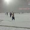 Fotbal, USA - Kostarika: sněhová kalamita