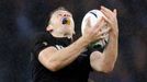 Ben Smith of New Zealand catches the ball during their Rugby World Cup semi-final against South Africa at Twickenham in London, Britain October 24, 2015. REUTERS/Henry Br