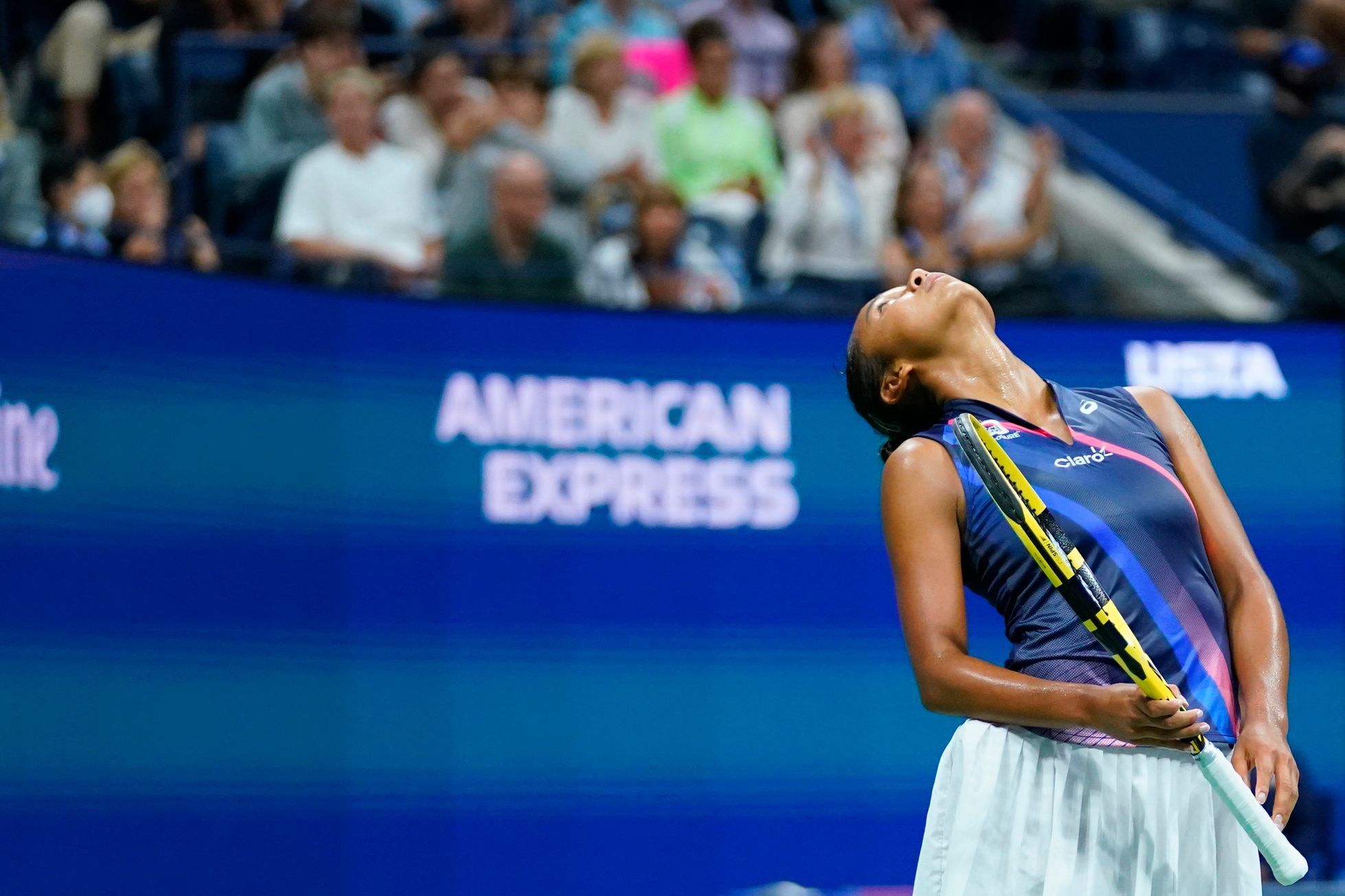 Leylah Fernandezová v semifinále US Open 2021