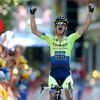 Michael Rogers se raduje z vítězství v 16. etapě Tour de France 2014