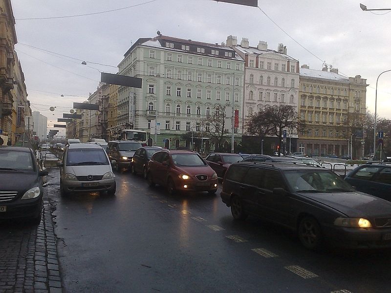 Kolaps dopravy v Praze