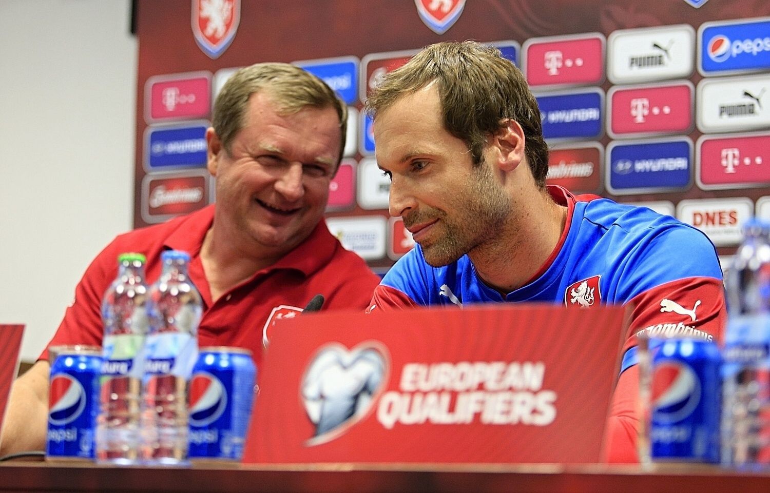 Pavel Vrba a Petr Čech