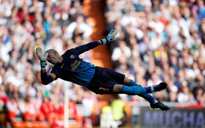 Real Madrid - Barcelona:  Victor Valdes