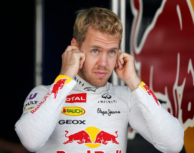 Sebastian Vettel při tréninku na Velkou cenu Koreje