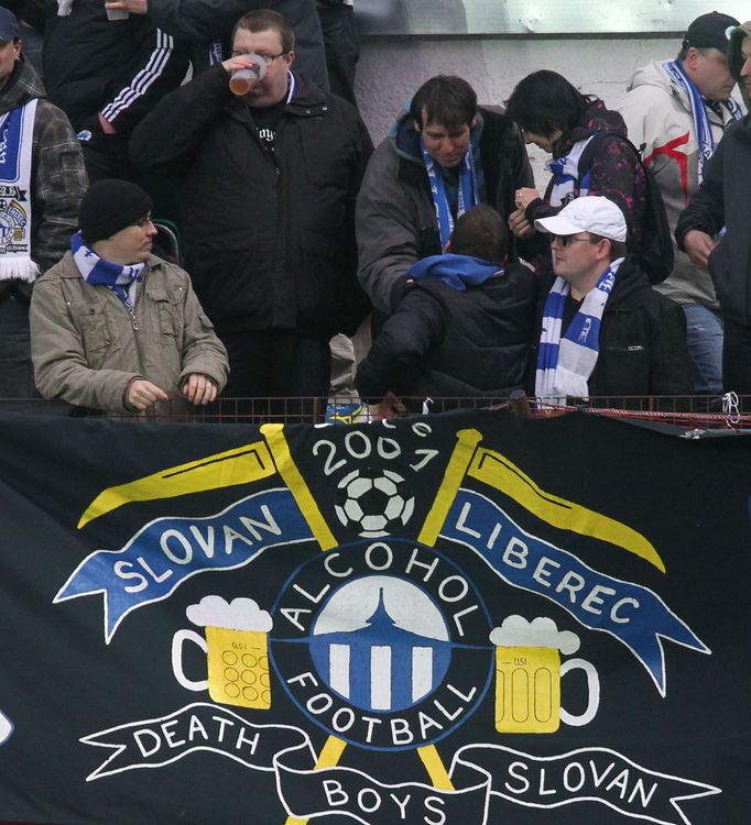 Utkání Gambrinus ligy Bohemians vs. Liberec (fanoušci)