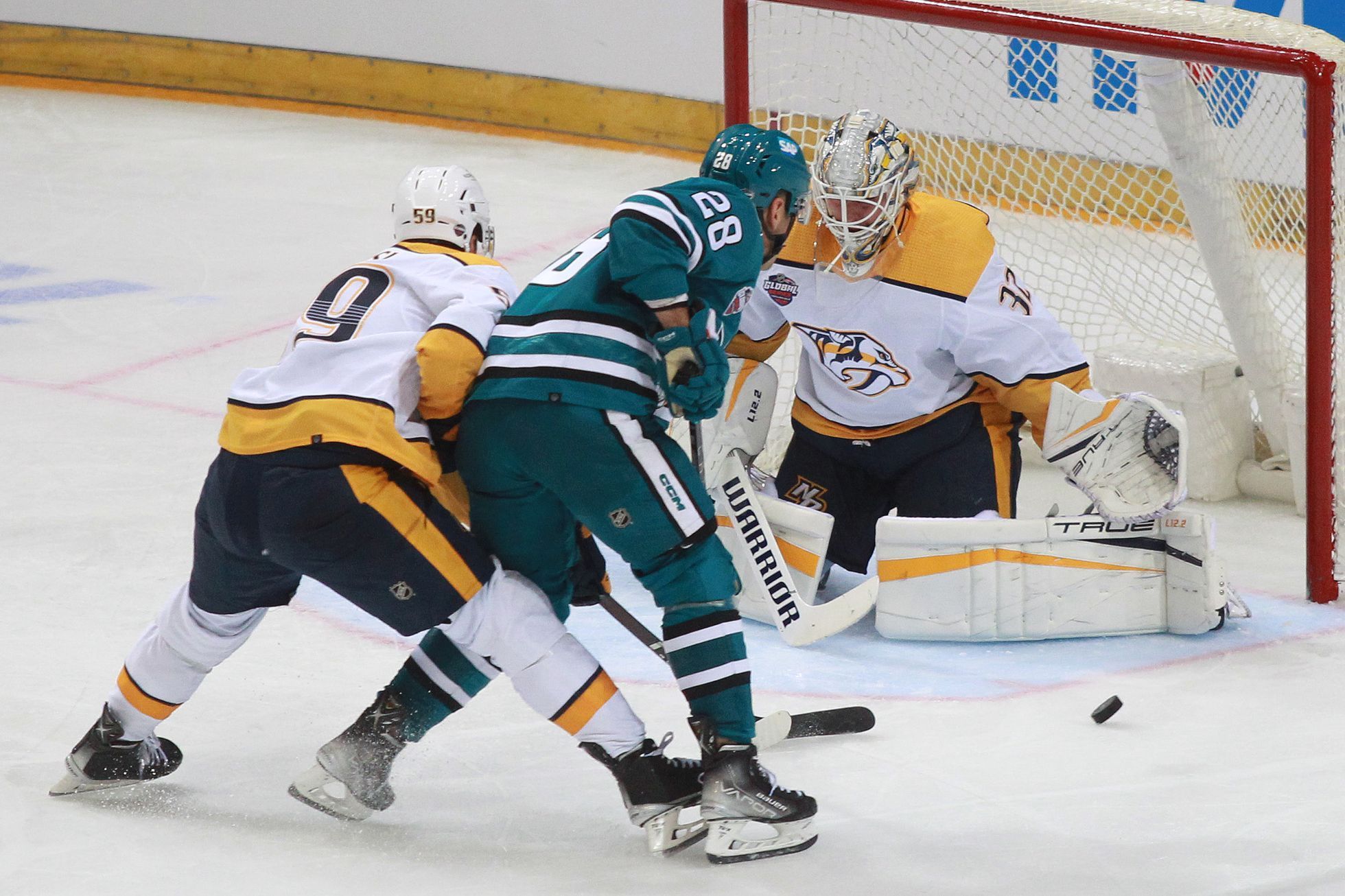 San Jose Sharks vs. Nashville Predators v Praze