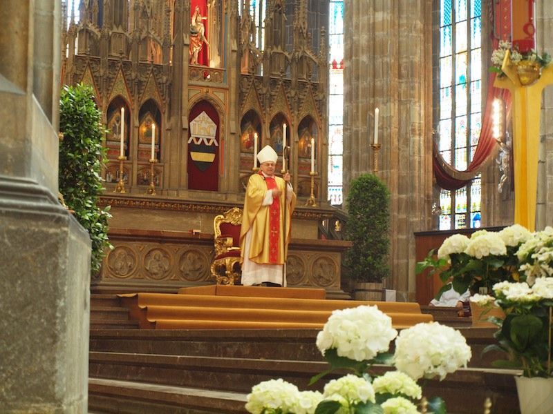 Kardinál Vlk - poslední bohoslužba, sv. Vít