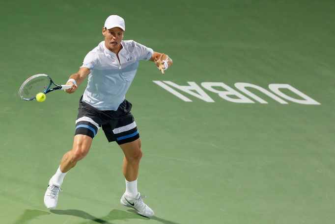 Tomáš Berdych - Roger Federer finále v Dubaji