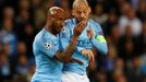 Fabian Delph a David Silva