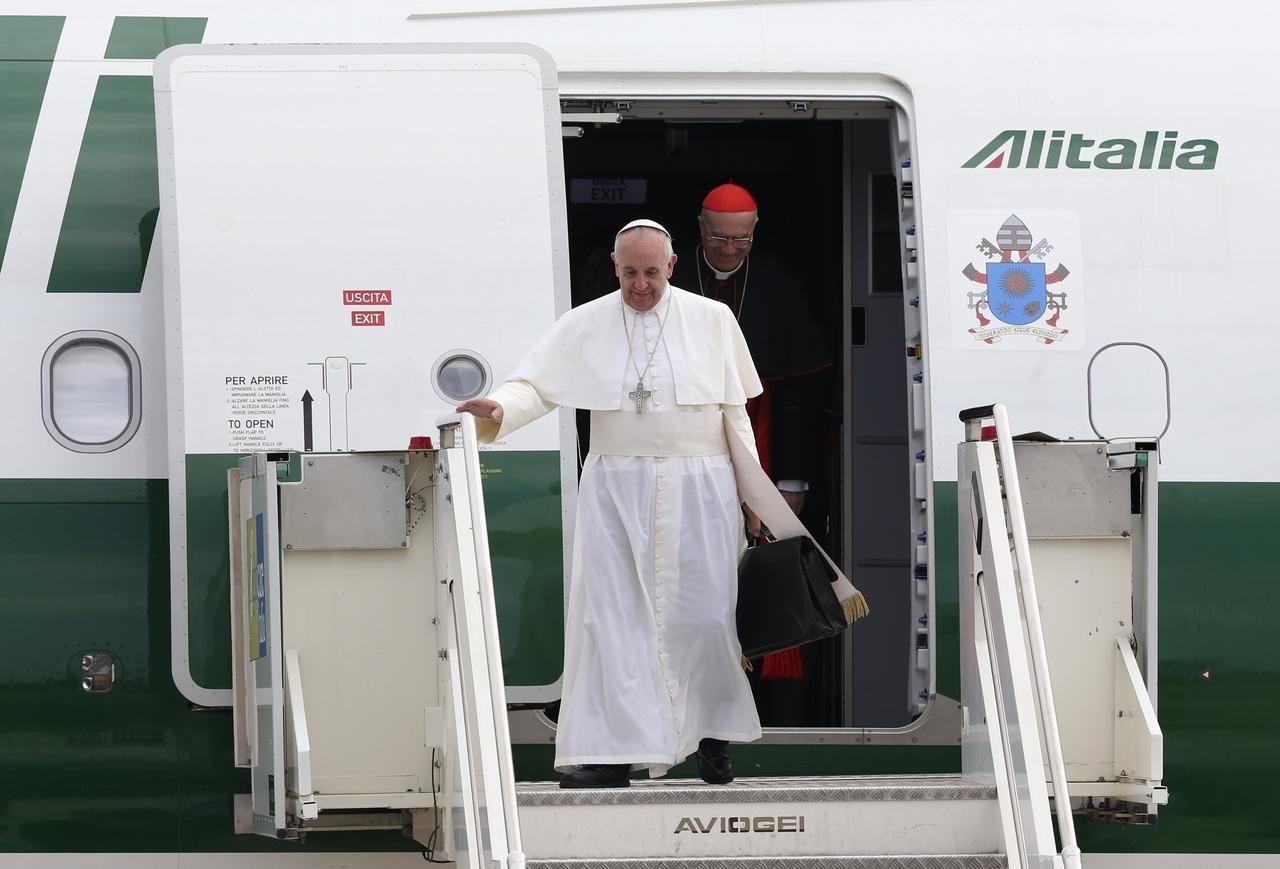 Papež po návratu z Brazílie